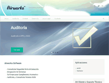 Tablet Screenshot of airworks.es